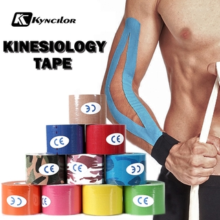 Kyncilor Kinesiology Tape Sport Athletics Elastic Knee Brace Support Elbow Protector Pad Volleyball Bandage Kinesio Fixer Tape Wristbands