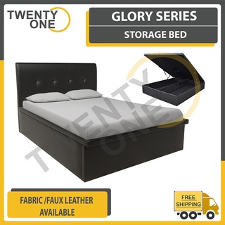 Twentyone Glory Storage Bed - 4 Design(Single/Super Single/Queen/King)*not including the mattress