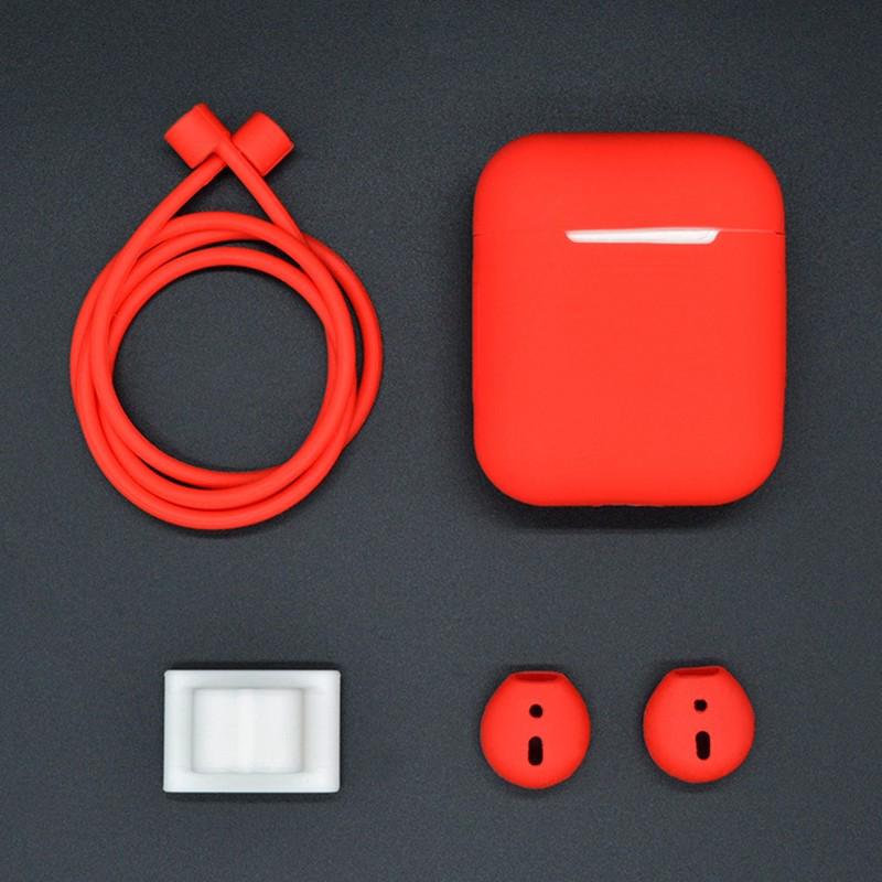 Four-piece Set Airpods Silicone Headphone Protective Case Headset Accessories