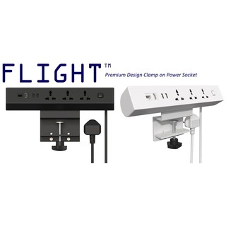 Flight™ Premium Design Clamp On Power Top, Power Supply, Power Socket, Workstation Accessory, Extension Plug