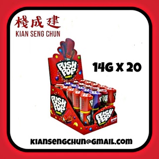 14g x 20 Assorted Push Pop Candy
