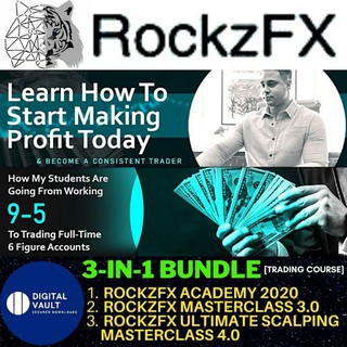 RockzFX - 3 Course Bundle [RockzFX Academy + Masterclass 3.0 + Ultimate Scalping Masterclass 4.0] (Forex Trading Course)