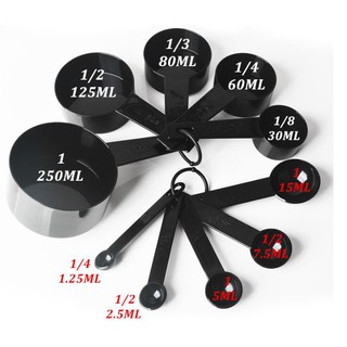 10pcs Measuring spoons and American style measuring cups