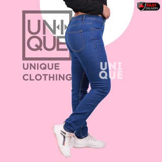 Denim Skinny Jeans Women’s Mid Waist Elastic Stretch Long Ready Stock