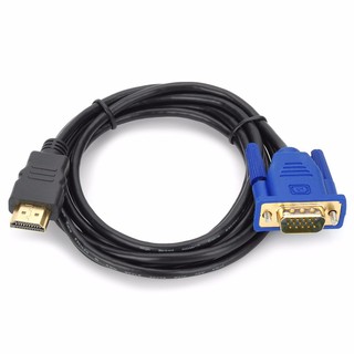 Universal 1080P Mini HDMI To VGA Converting Cable - 180cm Black/1.8m