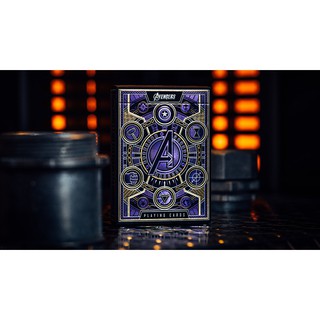 Avengers: Infinity Saga Purple/Red Edition Premium Poker Cards by Marvel x theory11 [Made in USA]