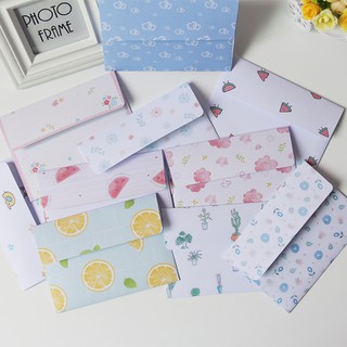 Korea creative stationery fruit pattern letterhead simple cute cartoon envelope letter paper set