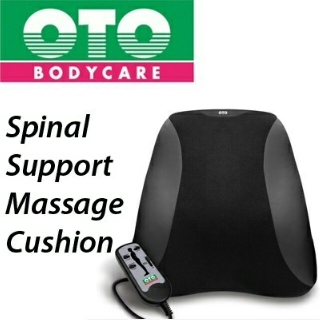 -50% OTO Spinal Support Massage Cushion in Black