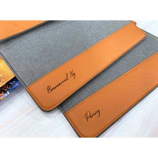 {Customized} High Quality Premium PU Magnetic leather 15 inch laptop sleeve, professional business bag