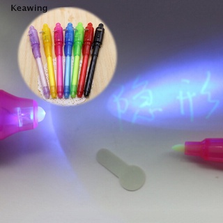 Keawing UV Light Pen Invisible Ink Security Marker Pen With Ultra Violet LED Blacklight, Ready Stock