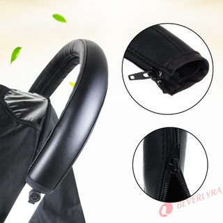bv🐬Pram Stroller Accessories Baby Stroller Armrest Pu Protective Case Cover