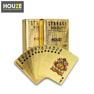 HOUZE - Gold Foil Poker Cards [ Limited Edition ]