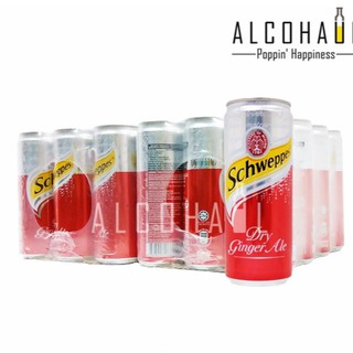 Schweppes Ginger Ale - Case 24 X 330ml