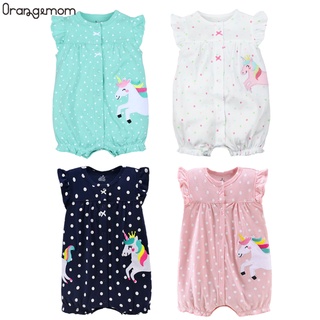 Orangemom Baby Clothes Summer Kids Fashion Cartoon Baby Romper Short Sleeve Girls Cotton Newborn Jumpsuit Hot Sale