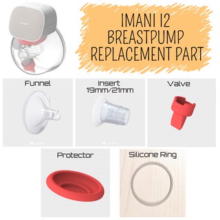 [Shop Malaysia] IMANI i2 Replacement Spare Part Accessories Breast Pump and Handfree Collection Cup Valve/ Protector/ Insert/ White Cap