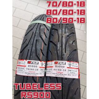 [Shop Malaysia] FKR TYRE TAYAR 18 RS900 Tubeless 70/80-18 80/80-18 80/90-18 RS900 (Cutting TT9)
