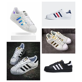 Adidas superstar women's shoes men's shoes shell head new low-top sneakers students wild trend casual shoes