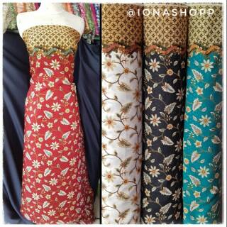 Dobby Semi-Silk Batik Fabric Jp01 / Meteran Batik Fabric