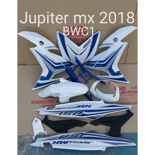 [Shop Malaysia] READY STOCK HLD COVERSET COVER SET YAMAHA Y15 v1 v2 JUPITER MX 2018 (Red and Blue)