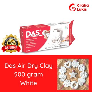 Das Modeling Air Drying Clay White - 500gr
