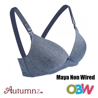 Autumnz Maya Nursing Bra (No underwire) - Spanish Grey Maternity Bra