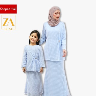 [Shop Malaysia] BAJU KURUNG SEDONDON IBU DAN ANAK RAYA 2021 Budak Zoe Arissa Luxe Kurung Moden Organza Lace Exclusive Nikah Bridesmad