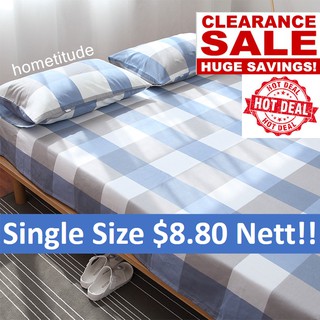 8.8 Clearance!! TC750 360* Bedsheets+Pillow Case+Bolster Case