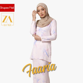 [Shop Malaysia] BAJU KURUNG SEDONDON IBU DAN ANAK MODEN Zoe Arissa Luxe Baju Kurung Pastel Print Raya 2021 BAJU MUSLIMAH