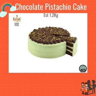 Chocolate Pistachio Cake 1.2KG (Halal)