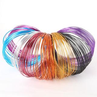 1.0mm multi colors anadized aluminum wire coil 10m/roll soft DIY jewelry craft versatile painted aluminium metal wire