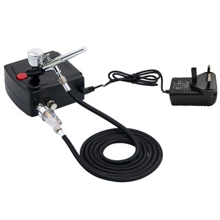 Nasedal Dual Action Airbrush Kit with Air Compressor Markup Nail Art Spray Painting Cake Car Tattoo Model Painting Tool