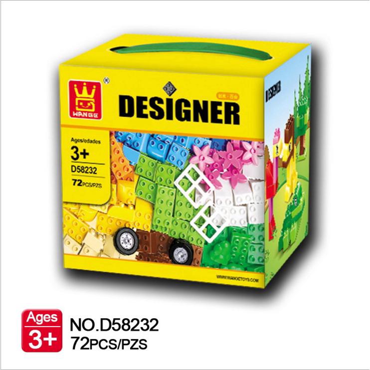 Wange 58232 Big Size Building Blocks Toys Compatible Lego MOC Duplo DIY Creator (1)
