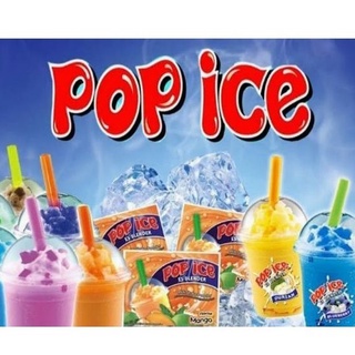 [Shop Malaysia] POP ICE Es Blender Milk Shake Powder 25g Flavour Strawberry/Avocado/Lychee/Grape/Soursop/Cappuccino/Mango (10sachet)