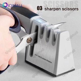[Fast delivery/COD] Sharpener Diamond kitchen Tools Knife stainless steel sharpening sharpener for knife scissors stoning knife slicker QQmall