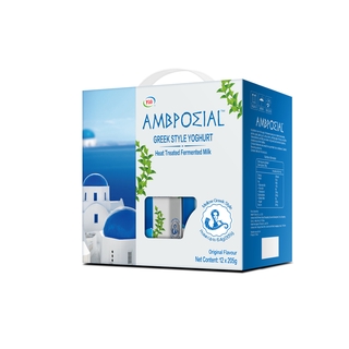 Ambrosial (Original) Style Yoghurt 205g, 12pcs