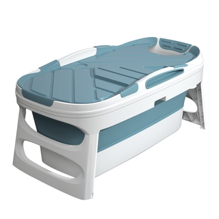 【Spot】Large Household Portable Bucket Adult Bathtub Whole Body Folding Bath Tub