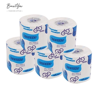 Beautyou-3 Layers Soft Toilet Roll Paper Toilet Tissue Paper Loo Roll