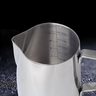 Anti Scald Stainless Steel Latte Art Barista Milk Frothing Pitcher With Scale Home Coffee Cup