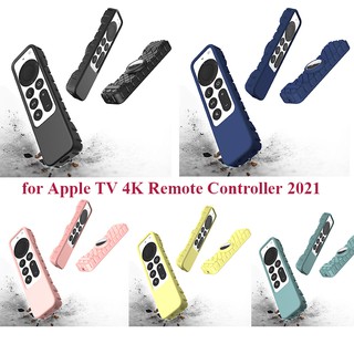 Silicone Protective Sleeve All Inclusive Case for Apple TV 4K Remote Controller 2021
