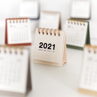 Mini Desk Calendar DIY 2021 Table Calendars Daily Schedule Planner Calender