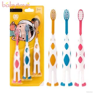 3pcs Baby Super Soft Toothbrush Creative Cute Cartoon Baby Kids Toothbrush