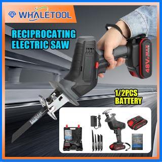 48V 88v Cordless Reciprocating Saw Kit Outdoor Electric Saw with 4PC