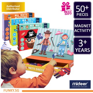 MiDeer Magnet Activities, Magnets Dressing, Magnets Funny Face, Magnets Traffic