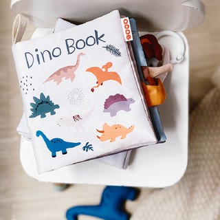 Dinosaur Tail Baby Cloth Book Denmark Design Cloth Book Dinosaur