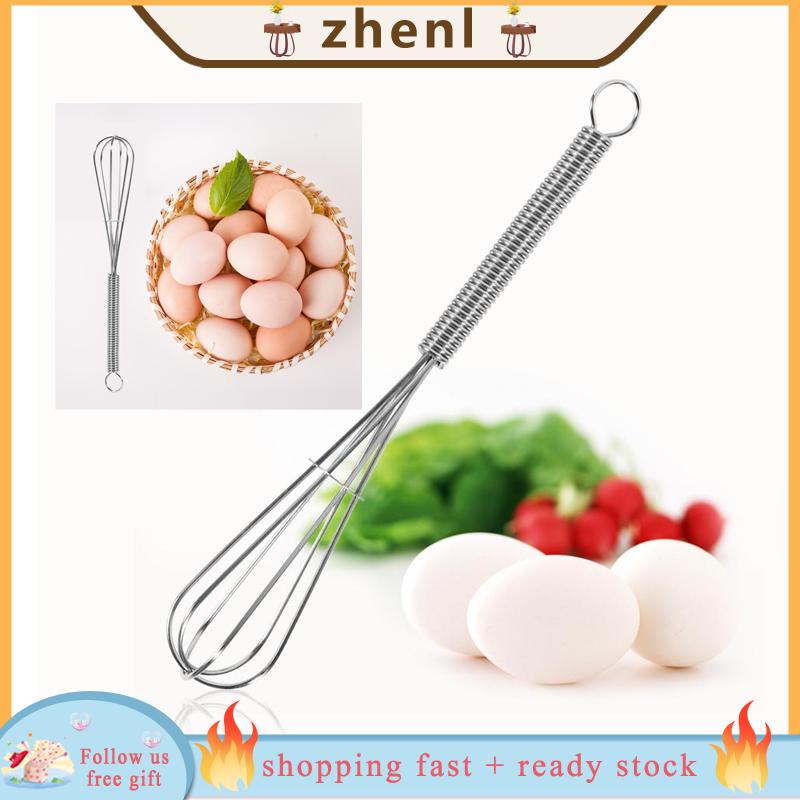 Handheld Stainless Steel Egg Beaters Whisk Mixer Eggbeater Cooking Tool (1)