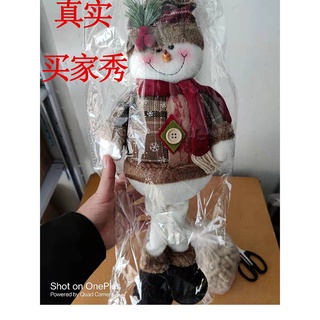 ❁✽✒Christmas snowman toy gift Santa Claus doll decoration doll cute doll elk window decoration supplies