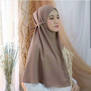 Instant Hijab Mina Aisyah Syria Bergo Non Ped Antem Rope