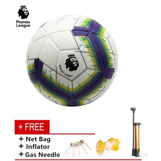 2018/19 Premier League size 5 Football seamless Anti-slip Soccer Ball Free Pump
