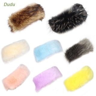 Dudu Faux Fur Headband Outdoor Ear Warmers Multicolor Furry Warm Earmuffs Hairband