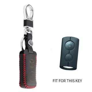 Leather Case Key Cover for Yamaha NVX155 QBIX AEROX JAUNS XMAX300 2 Button Motorcycle Keychain Smart Protect Shell